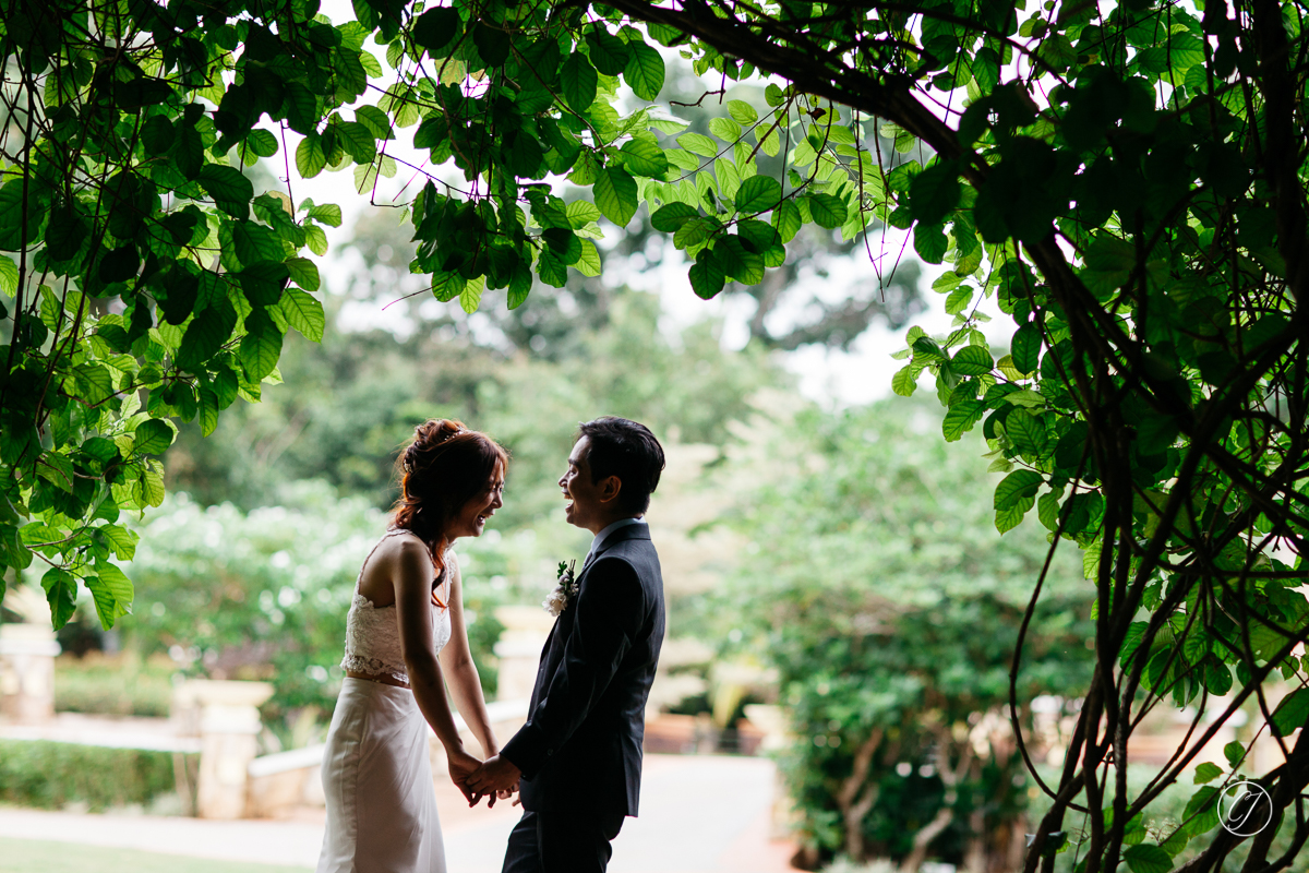 Bridal portrait at Taman Seribu Bunga Air Keroh Melaka