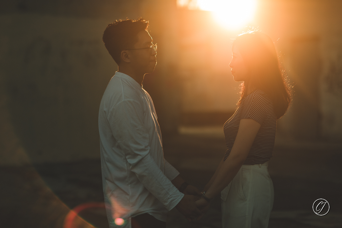 We just love couple portrait in the evening