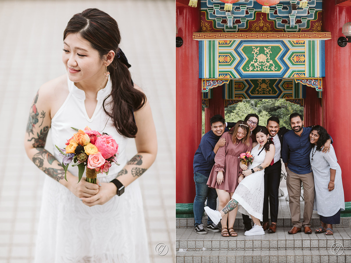 Solo and group portrait with Inez & Heshvin at Thean Hou Temple KL