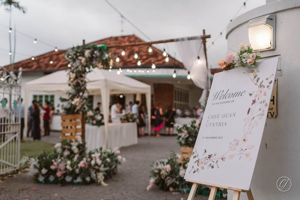 Garden wedding at De Villa, Limbongan, Melaka