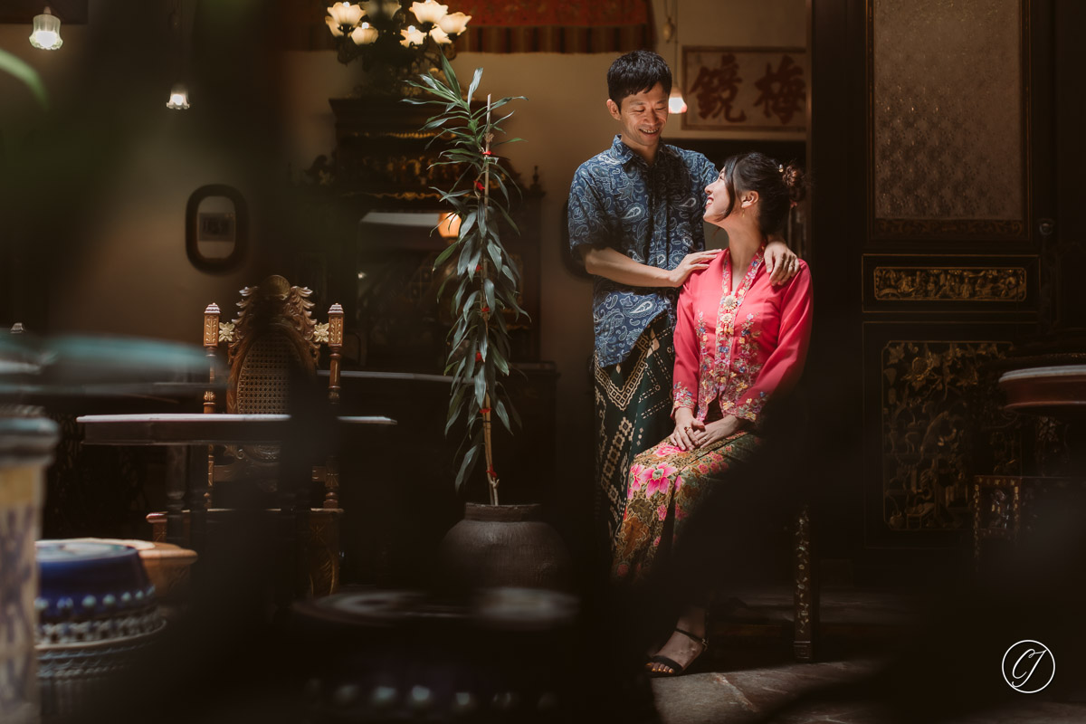 Heeren Street Peranakan Hotel shooting with couple from overseas