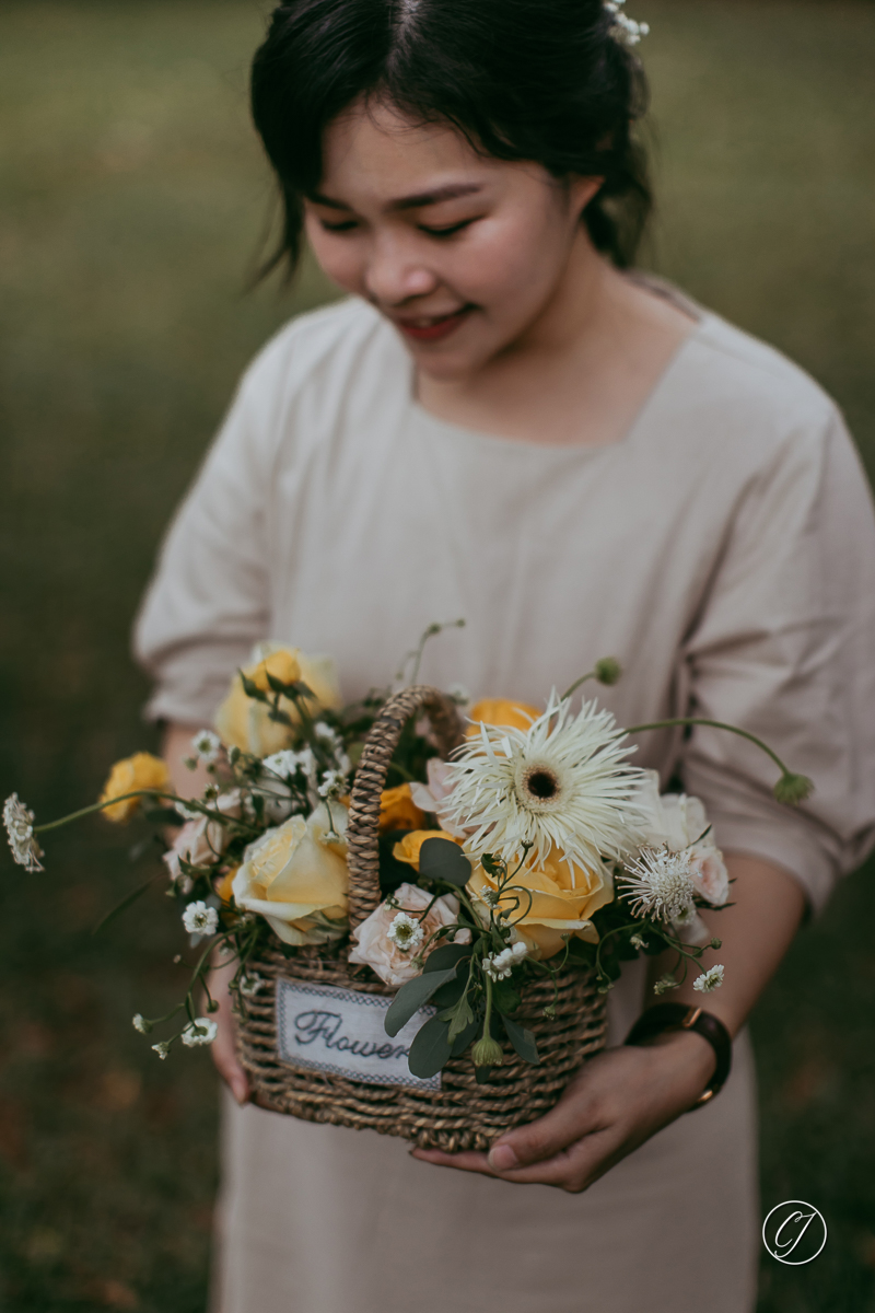 Thank you Carol, with bouquet basket